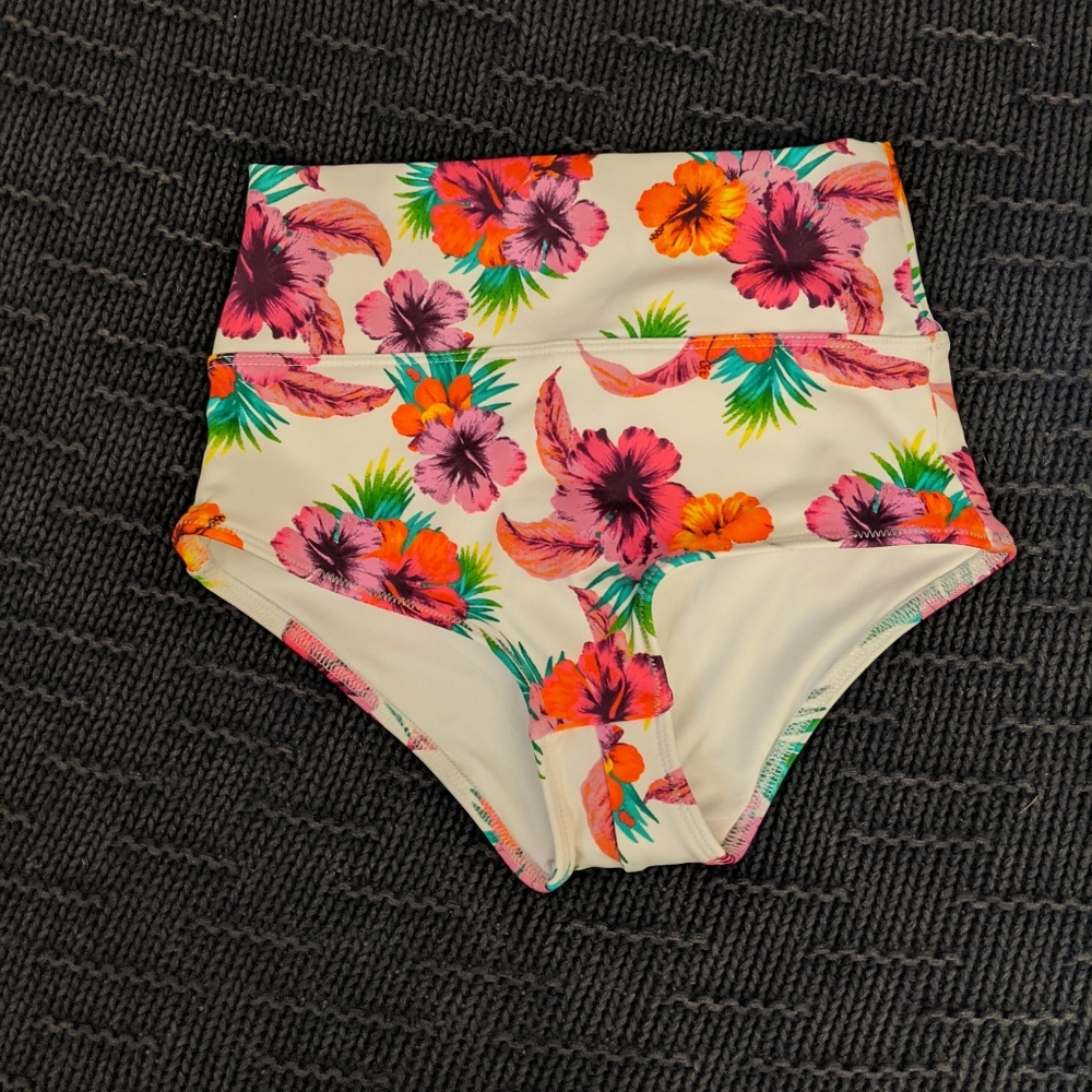 VS PINK High Waist Bikini Bottoms XS